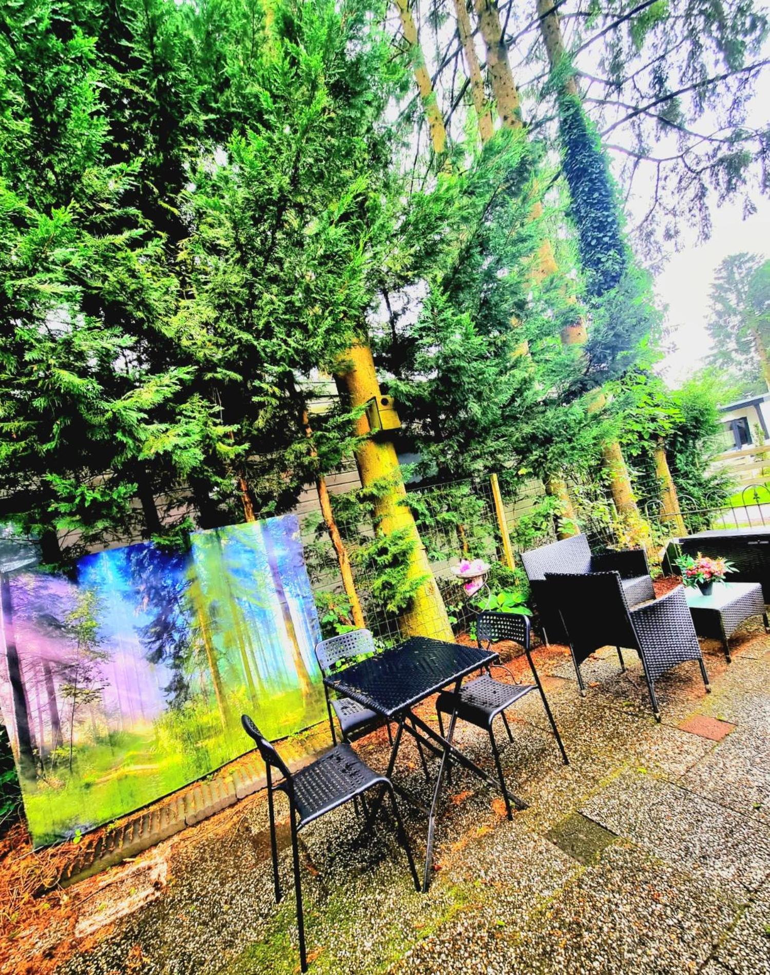 Chalet Op Een Rustig Park In De Natuur Putten Exteriér fotografie
