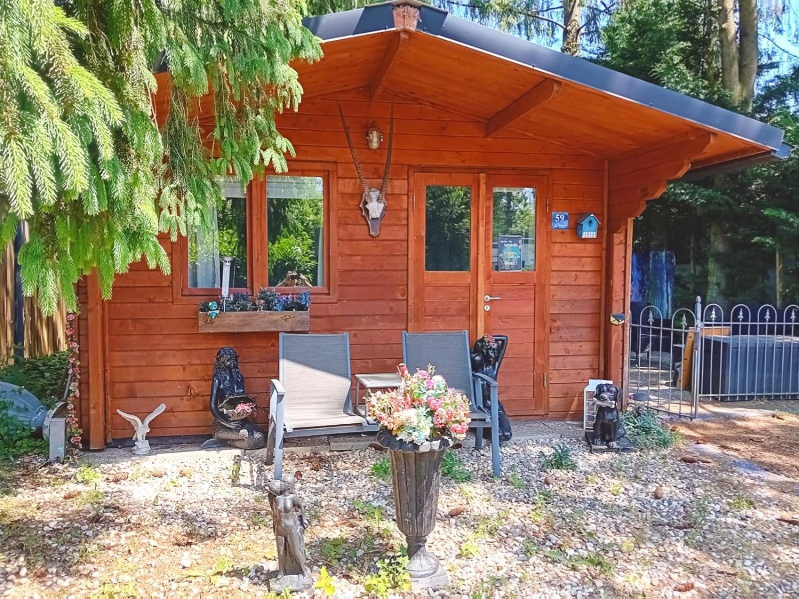 Chalet Op Een Rustig Park In De Natuur Putten Exteriér fotografie
